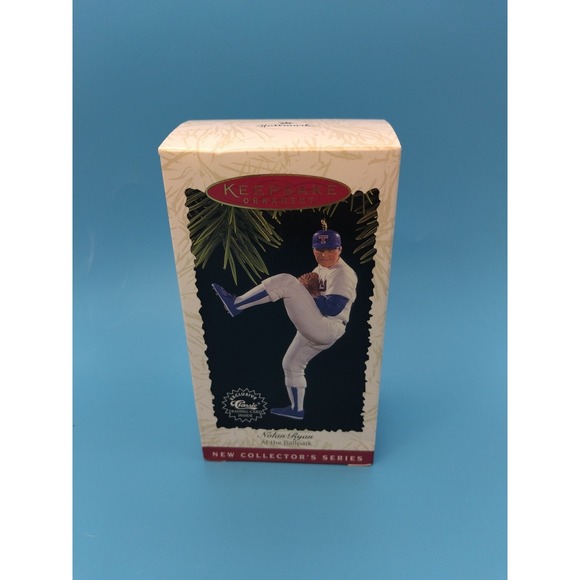 Hallmark Other - 1996 Hallmark Classic Baseball Keepsake Ornament Nolan Ryan MLB